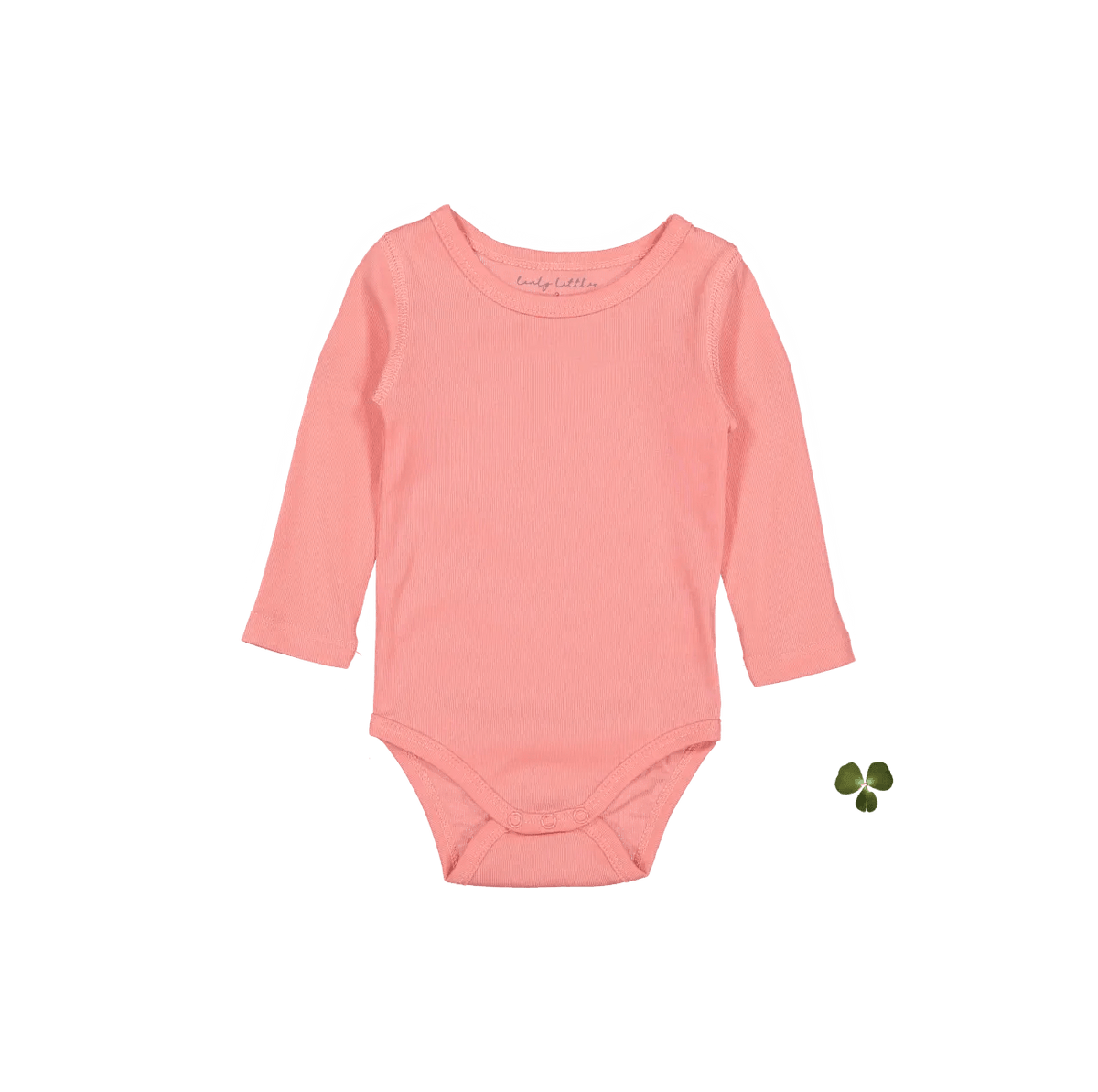 The Long Sleeve Onesie - Coral - Sleeve, Pink, Baby & Toddler Clothing, Infant bodysuit, Leotard | Everetts Place