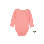 The Long Sleeve Onesie - Coral - Sleeve, Pink, Baby & Toddler Clothing, Infant bodysuit, Leotard | Everetts Place