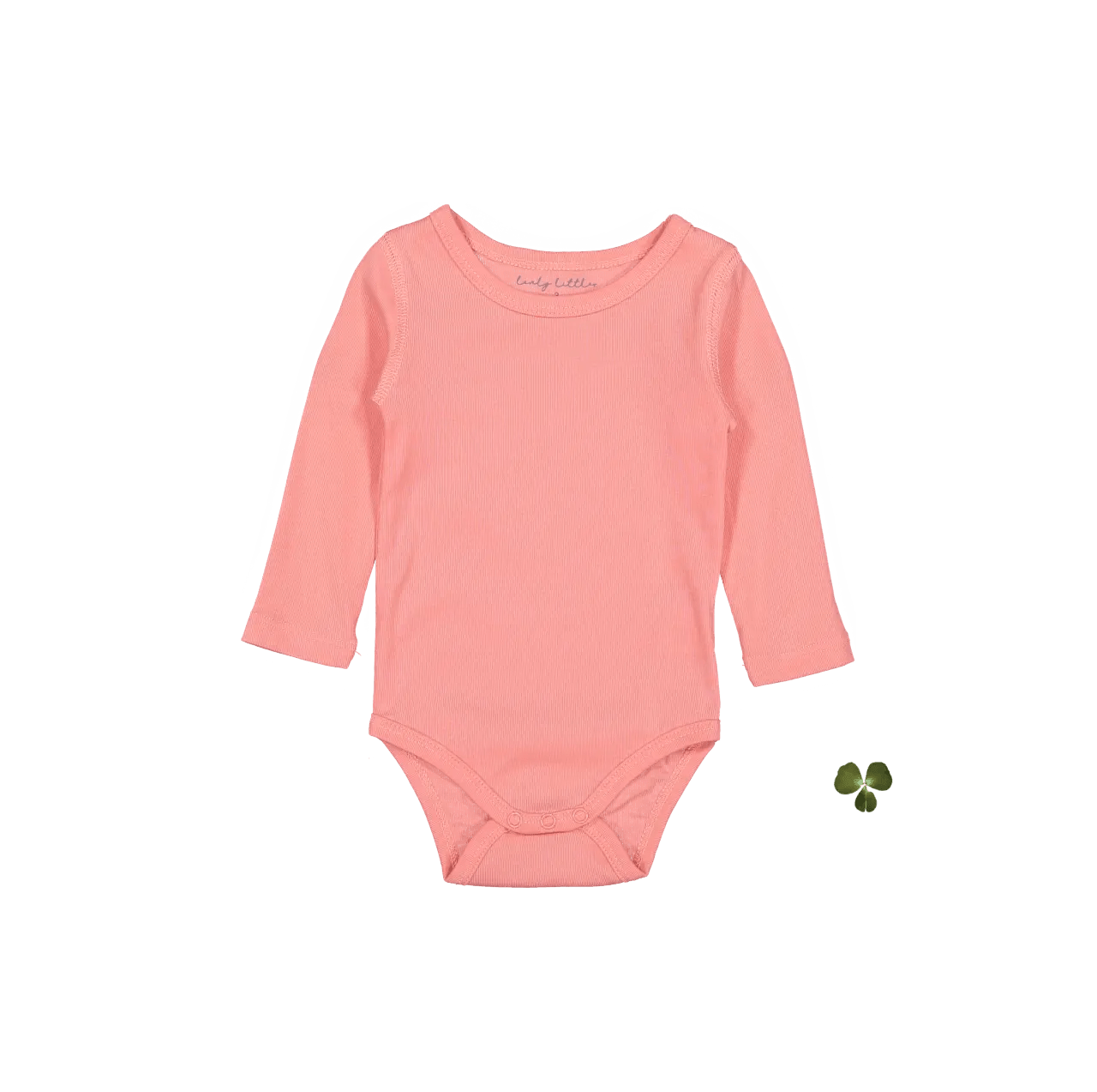 The Long Sleeve Onesie - Coral - Sleeve, Pink, Baby & Toddler Clothing, Infant bodysuit, Leotard | Everetts Place
