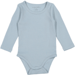 The Long Sleeve Onesie - Ocean - Sleeve, White, Textile, Grey, Active Shirt | Everetts Place