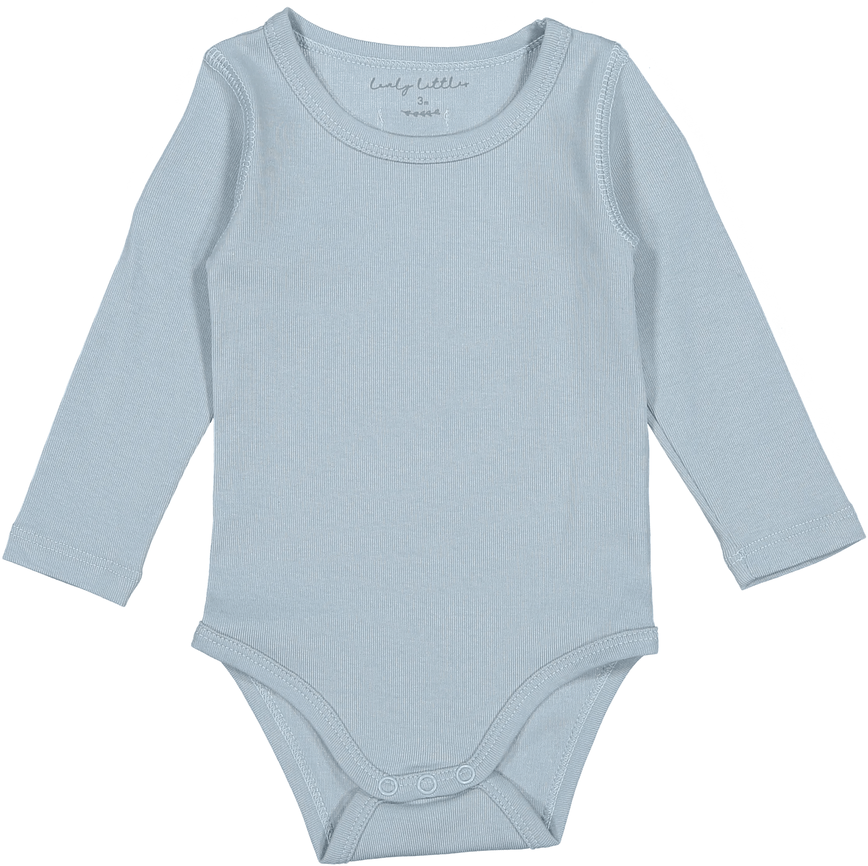 The Long Sleeve Onesie - Ocean - Sleeve, White, Textile, Grey, Active Shirt | Everetts Place