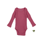 The Long Sleeve Onesie - Raspberry - Sleeve, Textile, Pink, Baby & Toddler Clothing, Woolen | Everetts Place