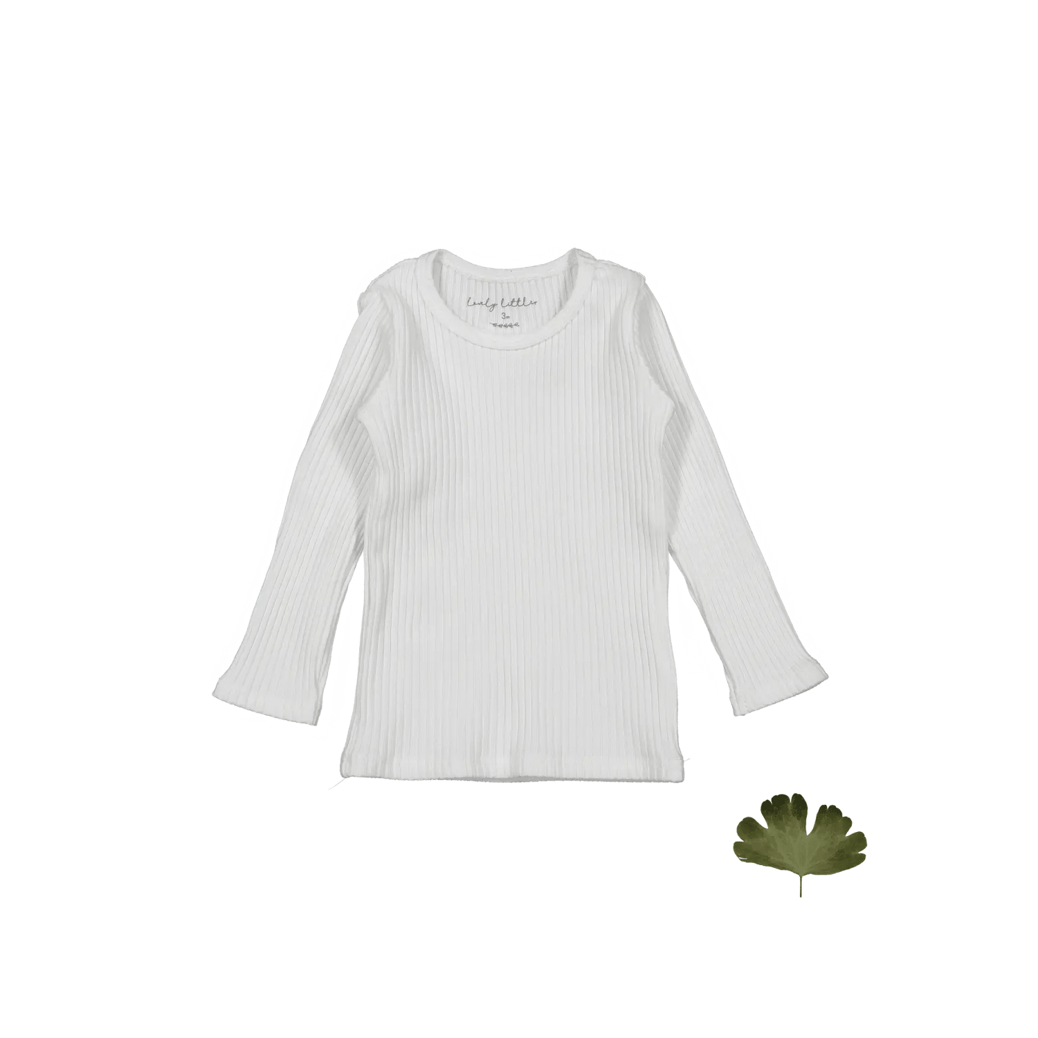 The Long Sleeve Tee - Bone - Sleeve, White, Textile, Long-sleeved T-shirt, Active Shirt | Everetts Place