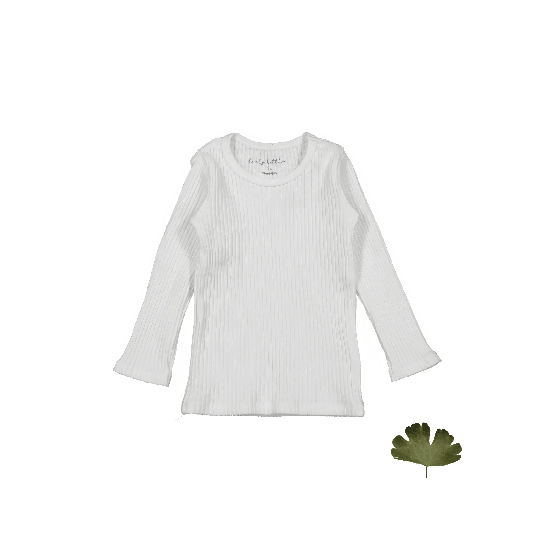 The Long Sleeve Tee - Bone - Sleeve, White, Textile, Long-sleeved T-shirt, Active Shirt | Everetts Place