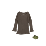 The Long Sleeve Tee - Cocoa - Sleeve, Fashion, Textile, Long-sleeved T-shirt, Active Shirt | Everetts Place
