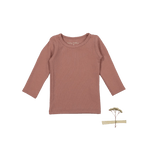 The Long Sleeve Tee - Rosewood - Sleeve, Pink, Active Shirt, Long-sleeved T-shirt, Sweater | Everetts Place