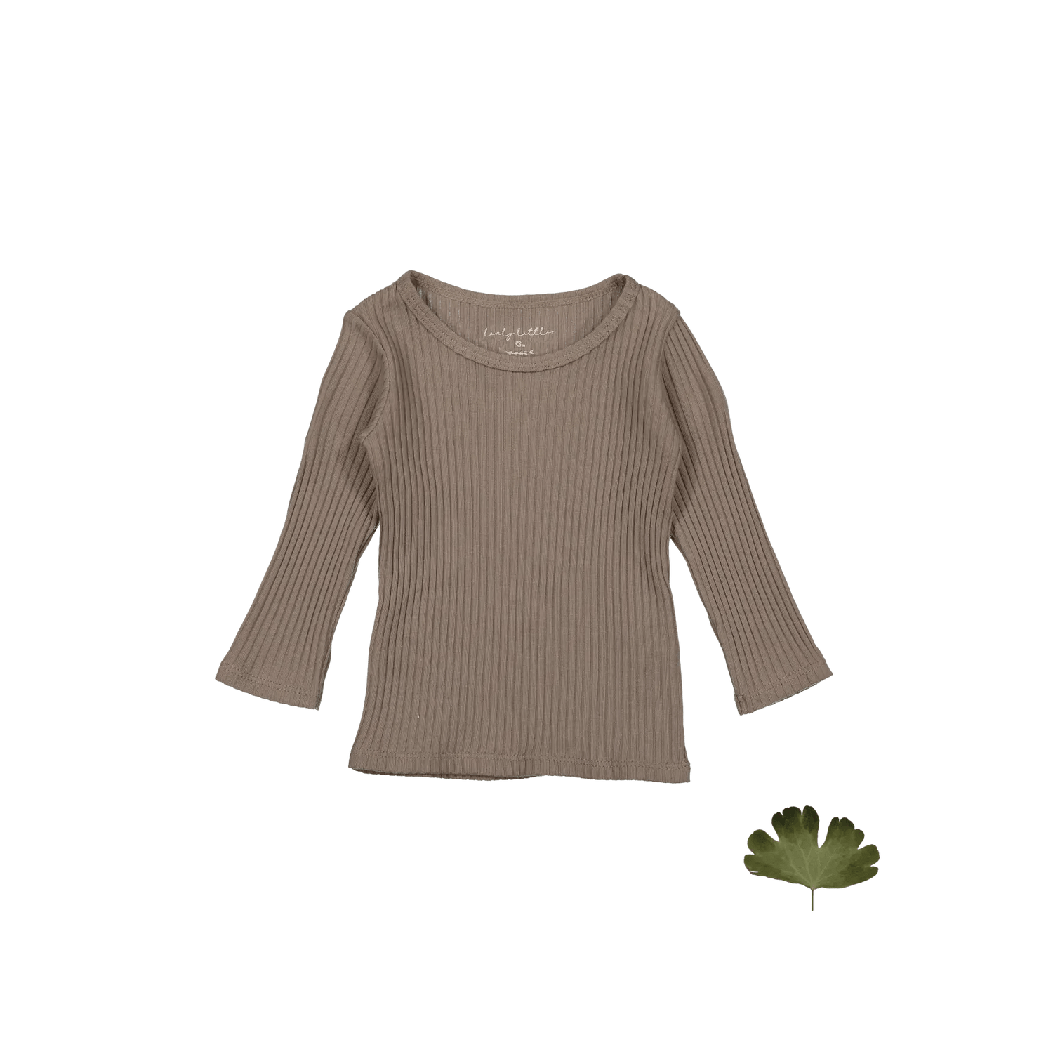 The Long Sleeve Tee - Taupe - Sleeve, Fashion, Textile, Brown, Long-sleeved T-shirt | Everetts Place
