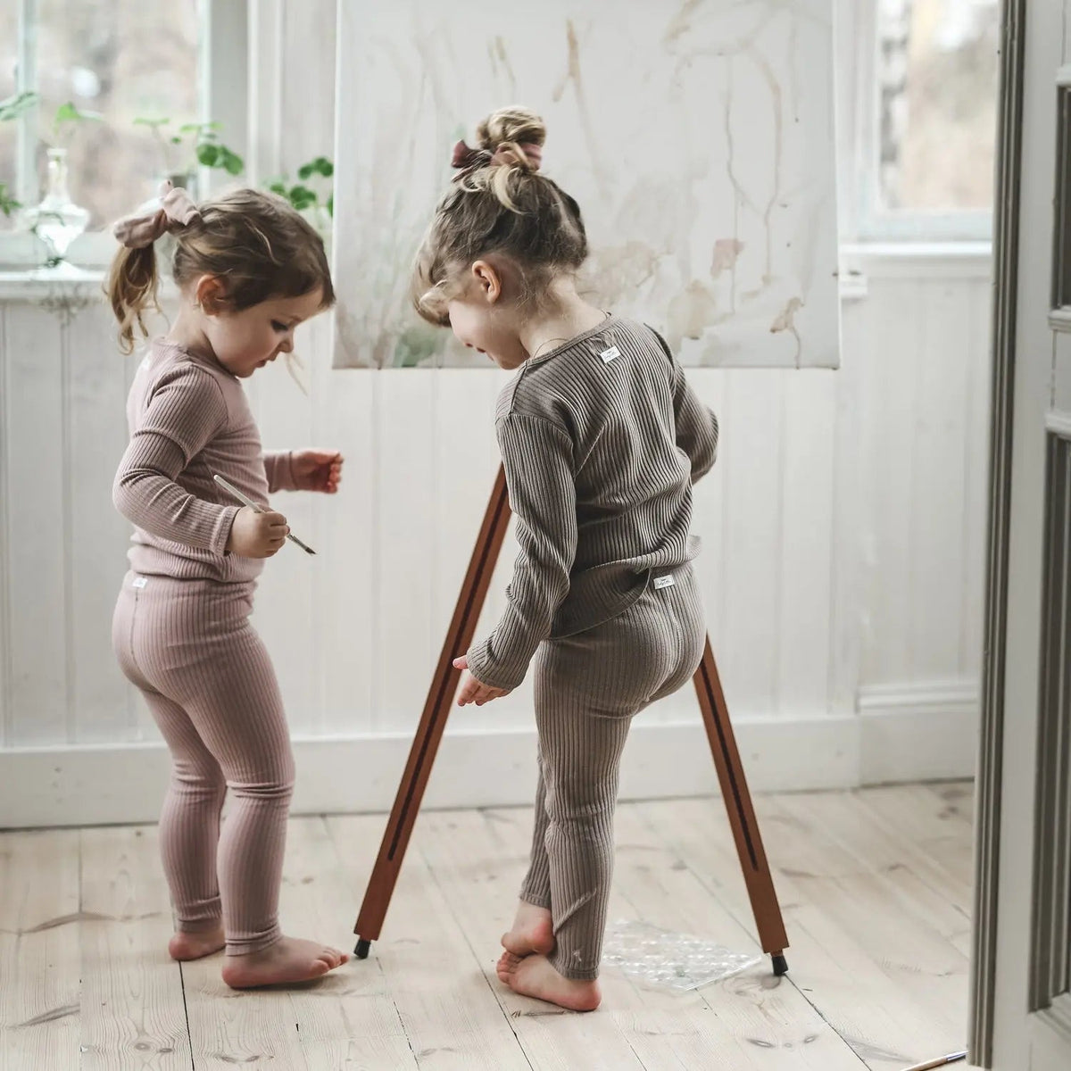 Lovely Littles The Long Sleeve Tee - Taupe - 