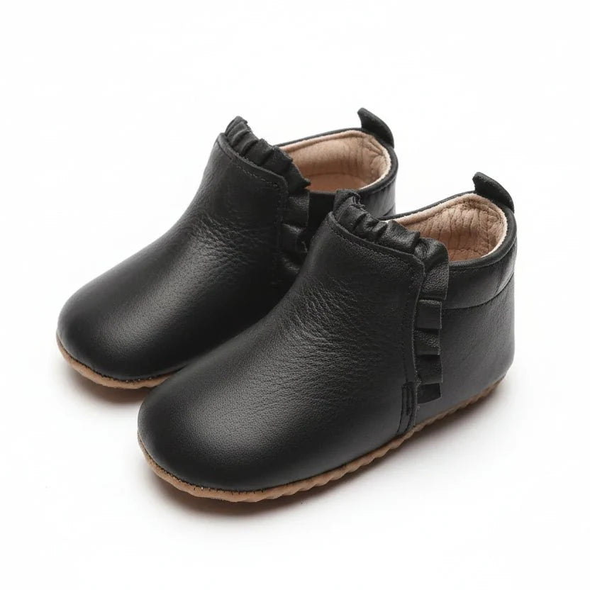 Little Love Bug Co. The Mila organic baby soft-sole shoes.