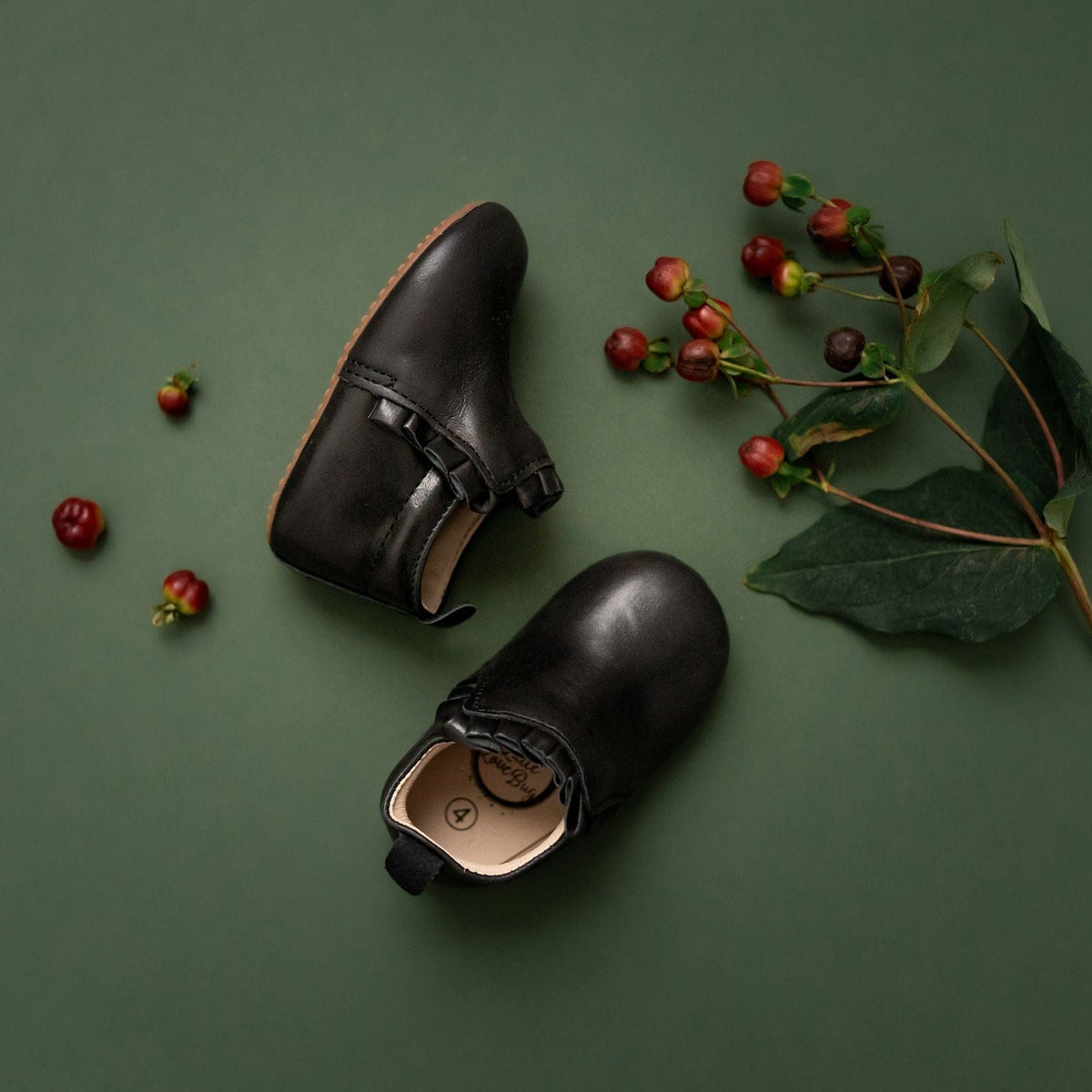 Little Love Bug Co. Mila soft leather baby moccasins