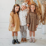 Little Love Bug Co. The Mila organic soft sole leather baby shoes