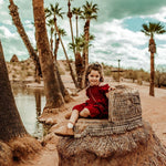 Little Love Bug Co. The Mila tan leather baby moccasins