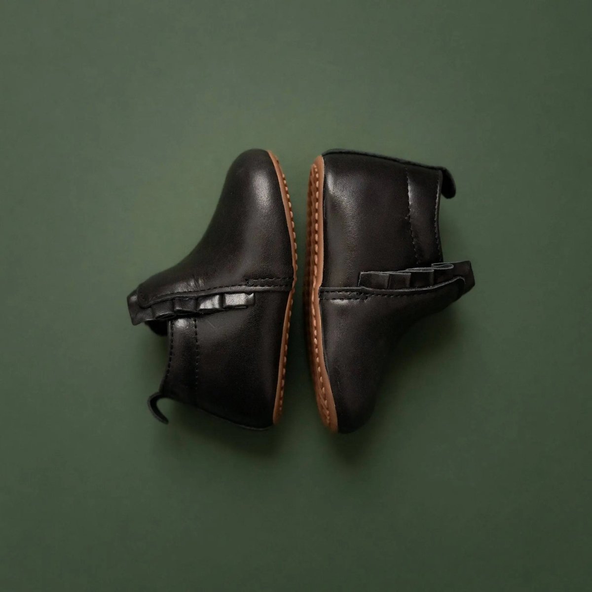 Little Love Bug Co. The Mila Barefoot Boots with Elastic Ruched Entrance for Comfortable Wear - 