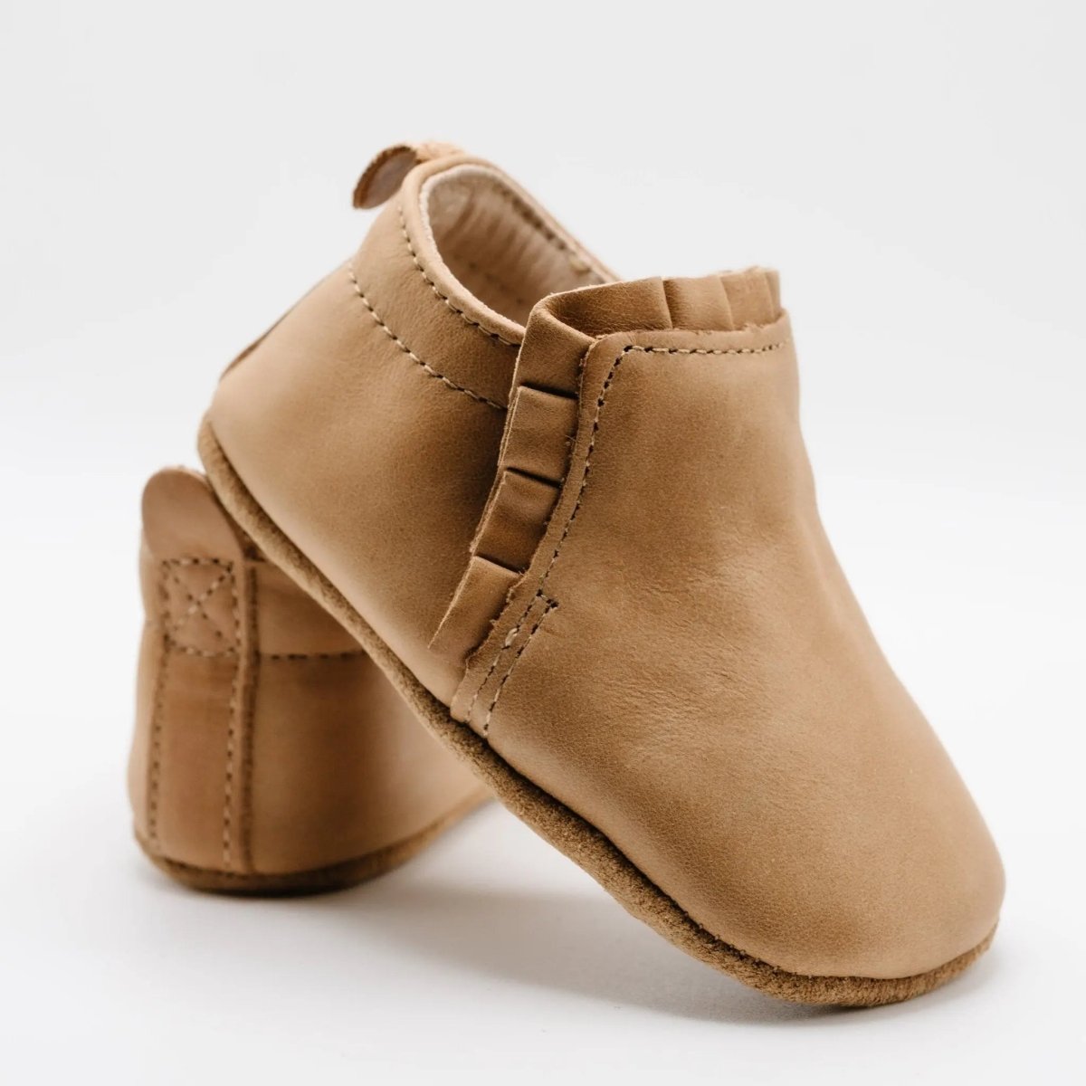 Little Love Bug Co. The Mila Barefoot Boots with Elastic Ruched Entrance for Comfortable Wear - 