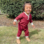 Little Love Bug Co. The Mila Barefoot Boots with Elastic Ruched Entrance for Comfortable Wear - 