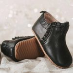 Little Love Bug Co. The Mila Barefoot Boots with Elastic Ruched Entrance for Comfortable Wear - 