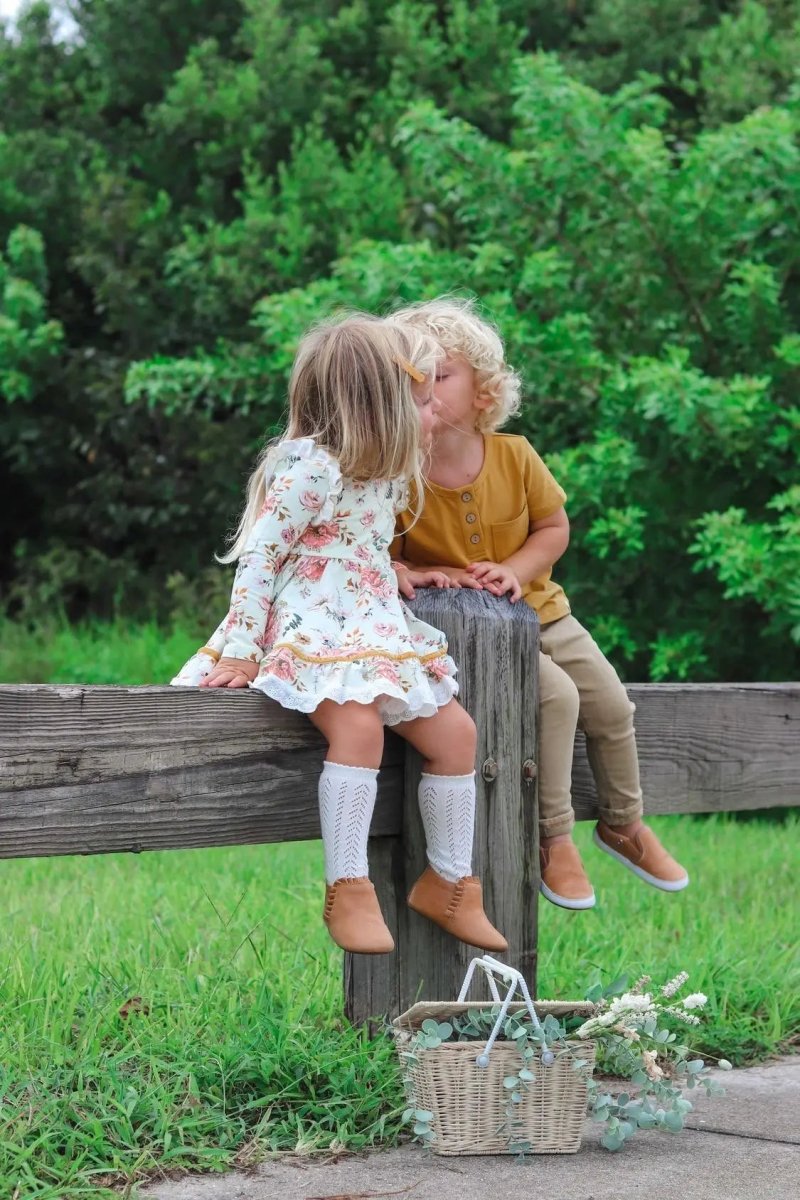 Little Love Bug Co. The Mila Barefoot Boots with Elastic Ruched Entrance for Comfortable Wear - 