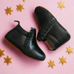 Little Love Bug Co. The Mila Barefoot Boots with Elastic Ruched Entrance for Comfortable Wear - 