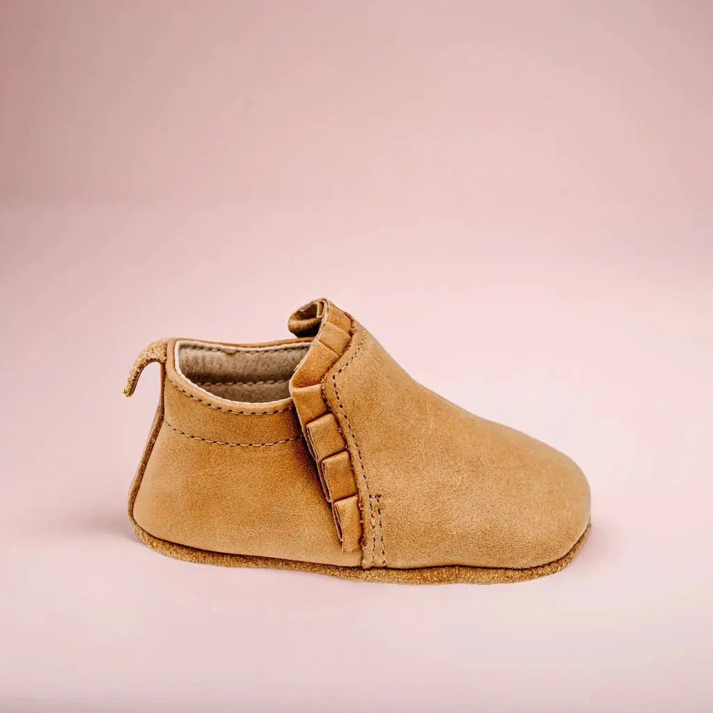 Little Love Bug Co. The Mila Barefoot Boots with Elastic Ruched Entrance for Comfortable Wear - 