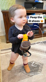 Little Love Bug Co. The Mila Barefoot Boots with Elastic Ruched Entrance for Comfortable Wear - 