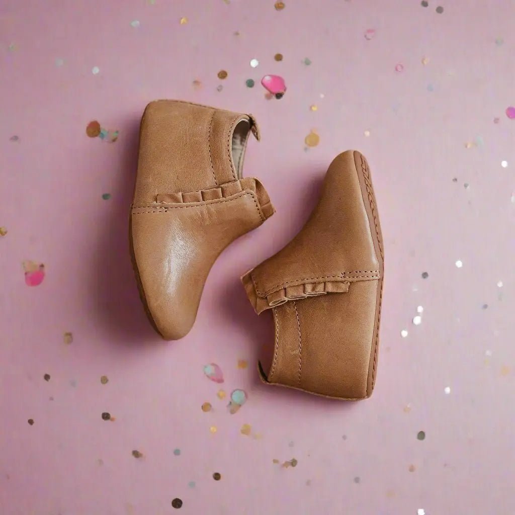 Little Love Bug Co. The Mila Barefoot Boots with Elastic Ruched Entrance for Comfortable Wear - 