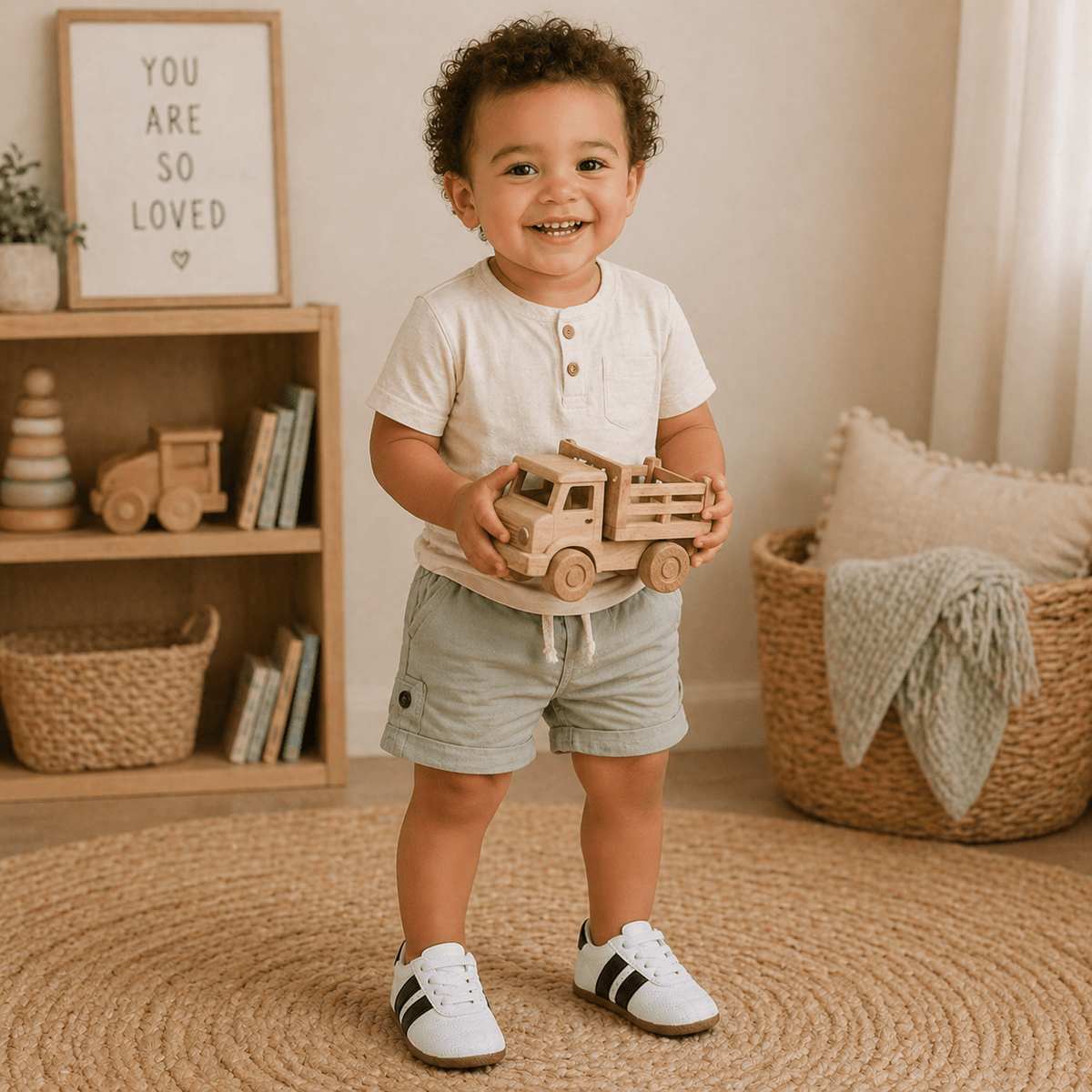 Little Love Bug Co. The Milo organic baby soft sole moccasins