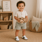 Little Love Bug Co. The Milo organic baby soft sole moccasins