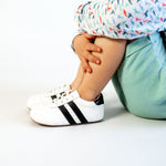 Little Love Bug Co. The Milo organic brown soft baby moccasins
