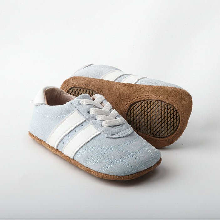 Little Love Bug Co. The Milo soft sole baby shoes, flexible and comfortable for little feet.