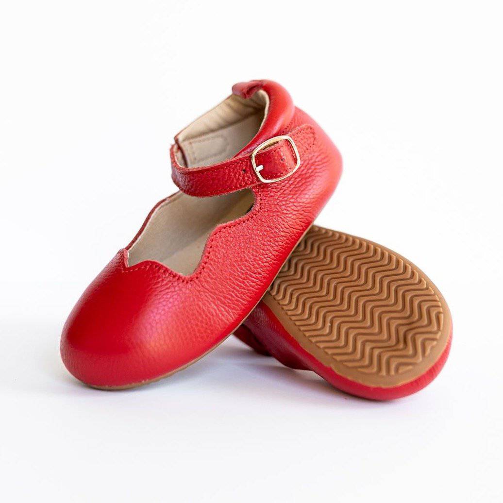 Little Love Bug Co. The Olivia soft leather organic baby moccasins