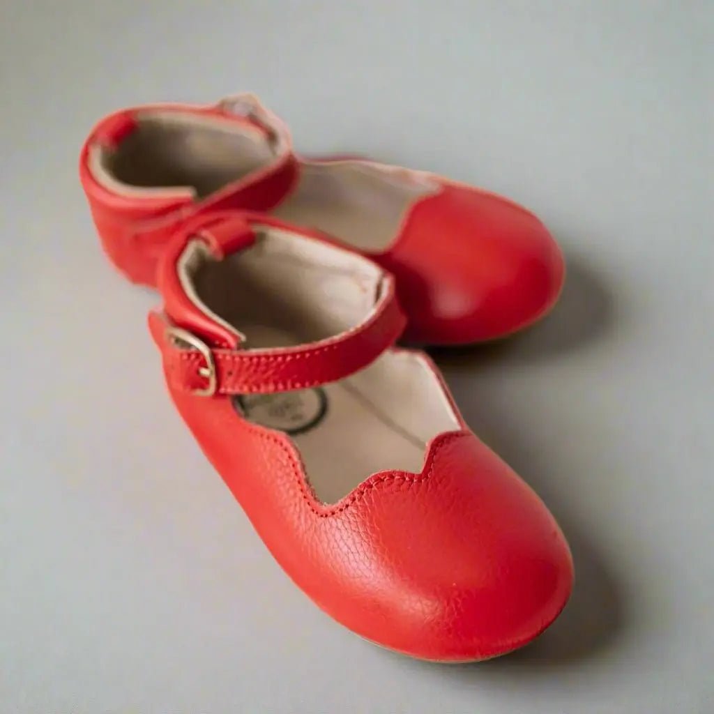 Little Love Bug Co. The Olivia - Montessori Approved Dress Shoes with Support - 