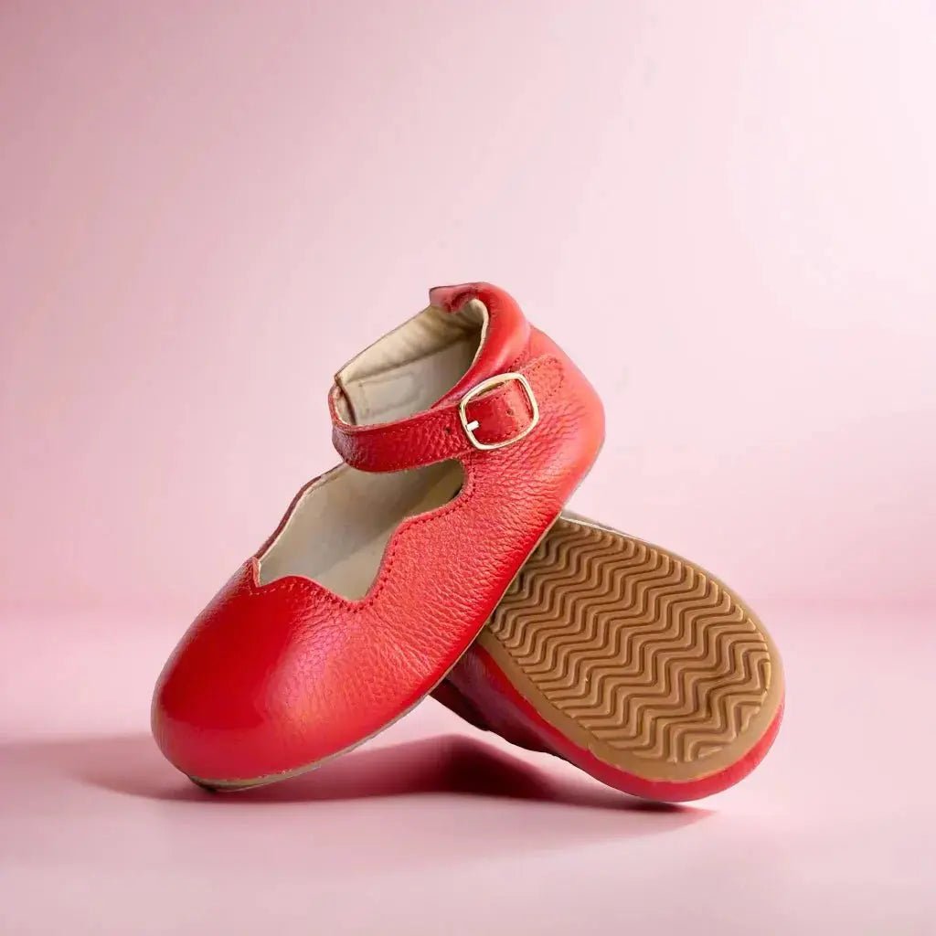 Little Love Bug Co. The Olivia - Montessori Approved Dress Shoes with Support - 
