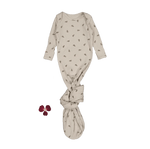 The Printed Baby Gown - Sand Leaf - Sleeve, Textile, Baby & Toddler Clothing, One-piece garment, Child | Everetts Place