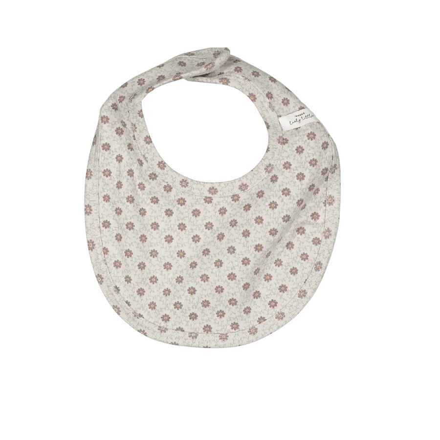 Lovely Littles The Printed Bib - Emma Mauve - 