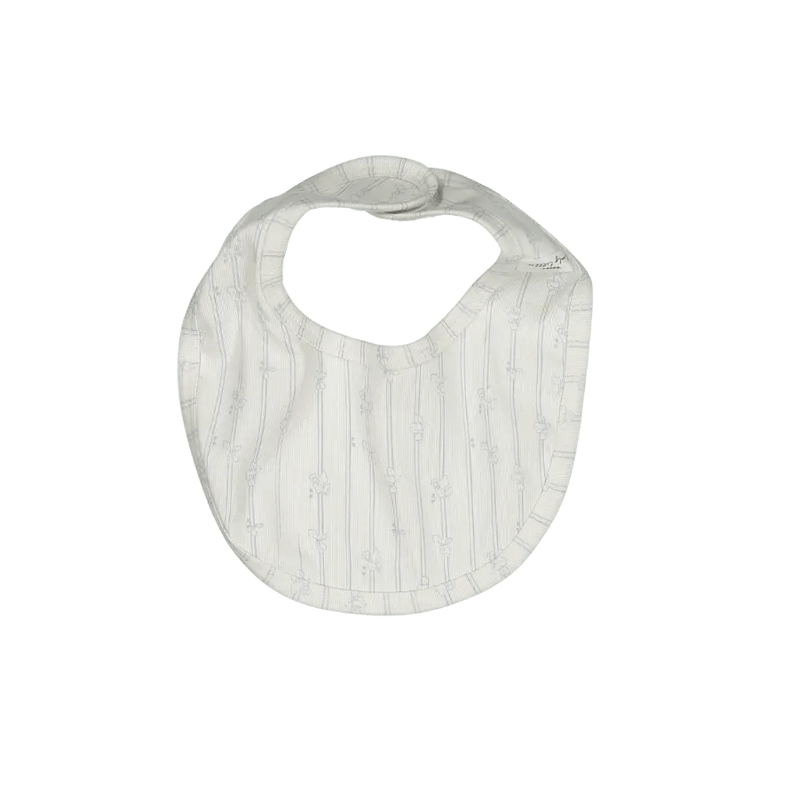 The Printed Bib - Linear Leaf - White, Bib, Baby & Toddler Clothing, Clothing | Everetts Place