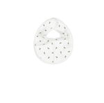 The Printed Bib - White Leaf - White, Bib, Clothing | Everetts Place