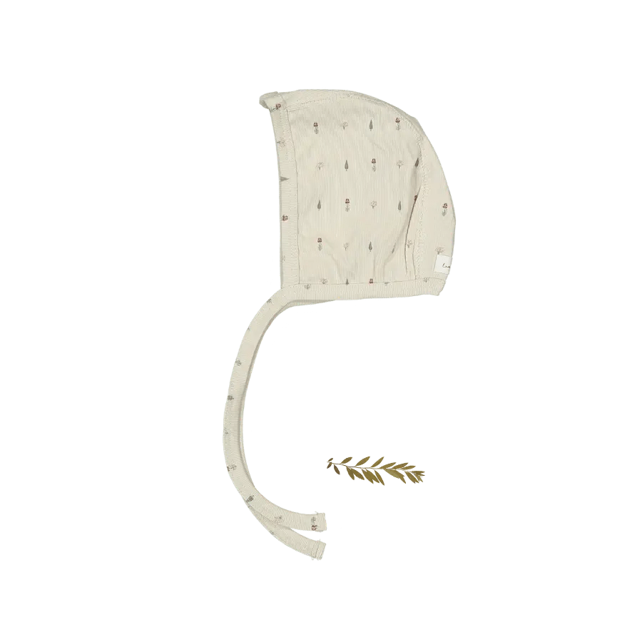 The Printed Bonnet - Abby Pink - Natural material | Everetts Place