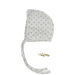 The Printed Bonnet - Emma Blue - Headgear, Pattern, Hat | Everetts Place