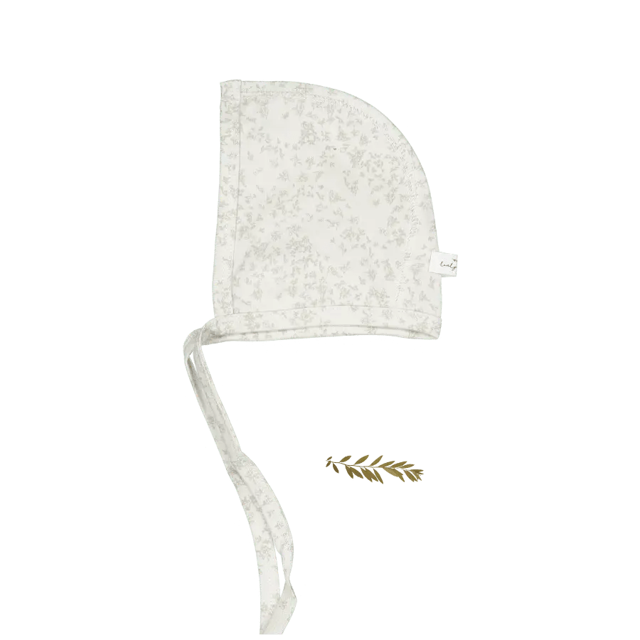 The Printed Bonnet - Flutter - White, Headgear, Hat, Knit cap, Beanie | Everetts Place