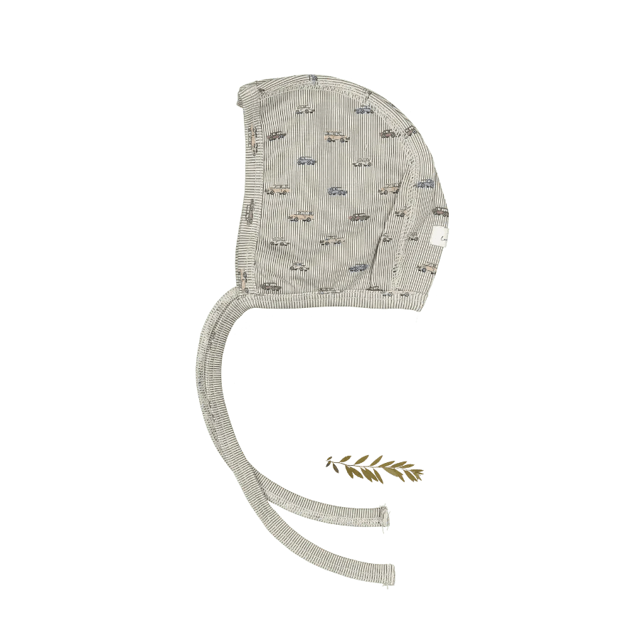 The Printed Bonnet - Vintage Car - Headgear, Knit cap, Beanie, Pattern, Hat | Everetts Place