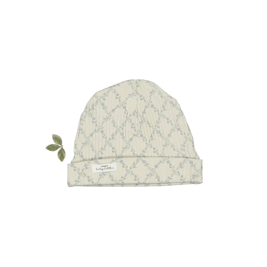 The Printed Hat - Lattice Blue - Knit cap, Beanie, Hat | Everetts Place