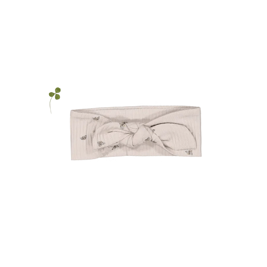 The Printed Headband - Bee - White, Silver, Knot, Linens, Belt | Everetts Place