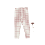 Lovely Littles The Printed Legging - Mauve Check - 