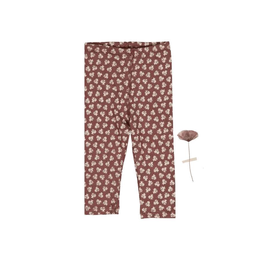 The Printed Legging -  Rustic Floral - Pajamas, Pattern, Nightwear, Pants | Everetts Place