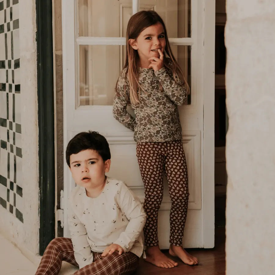 Lovely Littles The Printed Legging - Rustic Floral - 