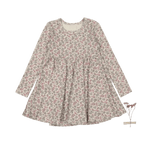 The Printed Long Sleeve Dress - Fairy - Sleeve, Textile, One-piece garment, Day Dress, Pink | Everetts Place