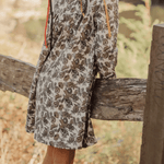 Lovely Littles The Printed Long Sleeve Dress - Magnolia - 