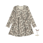 The Printed Long Sleeve Dress - Magnolia - Sleeve, Fashion, Textile, One-piece garment, Day Dress | Everetts Place