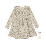 The Printed Long Sleeve Dress - Olivia - Sleeve, White, One-piece garment, Day Dress, Dress | Everetts Place