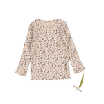 The Printed Long Sleeve Tee -  Adelyn - Sleeve, Textile, Long-sleeved T-shirt, Sweater, Pattern | Everetts Place